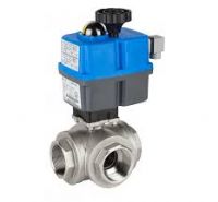 VALVULA TRES VIAS CON ACTUADOR ELECTRICO